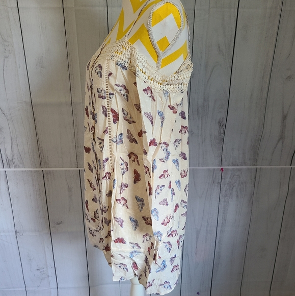 Cream Butterfly Dress - Picture 5 of 14